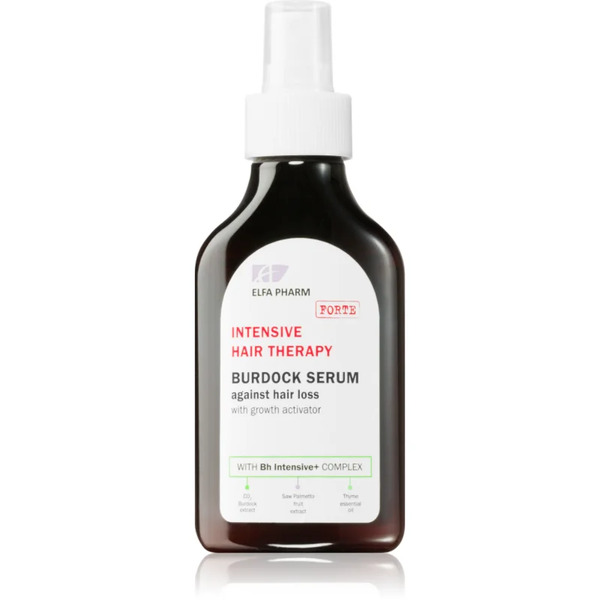  Elfa Pharm Intensive Cosmetic Intensive Hair Therapy Burdock Serum Serum Przeciw Wypadaniu Włosów Z Aktywatorem Wzrostu 100 Ml 