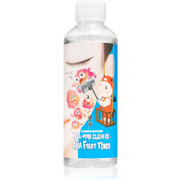  Elizavecca Milky Piggy Hell-pore Clean Up Aha Fruit Toner Tonik Zwężający Rozszerzone Pory Z Efektem Peelingu 200 Ml 
