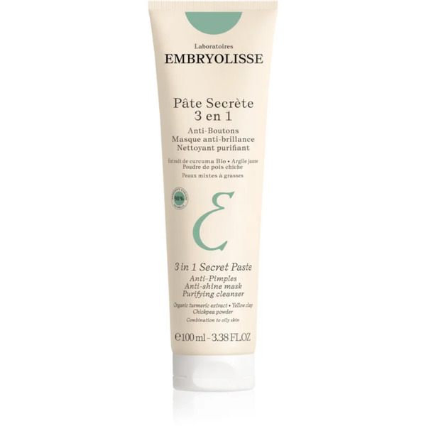  Embryolisse Pate Secrete 3 En 1 Oczyszczająca Maseczka Do Twarzy 3 W 1 100 Ml 