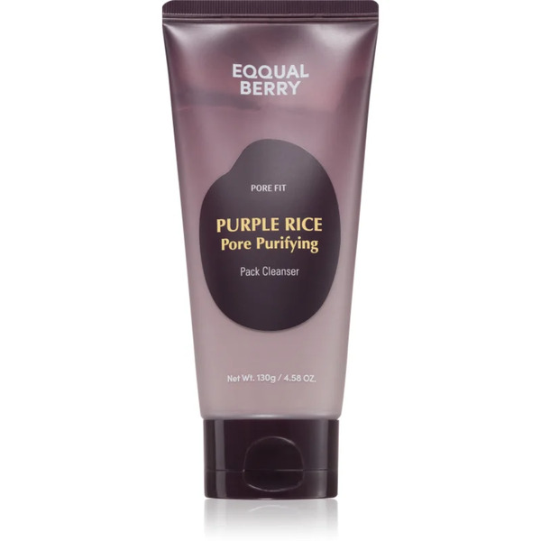  Eqqualberry Purple Rice Pore Purifying Pack Cleanser Pianka Dogłębnie Oczyszczająca Z Efektem Złuszczającym 130 G 