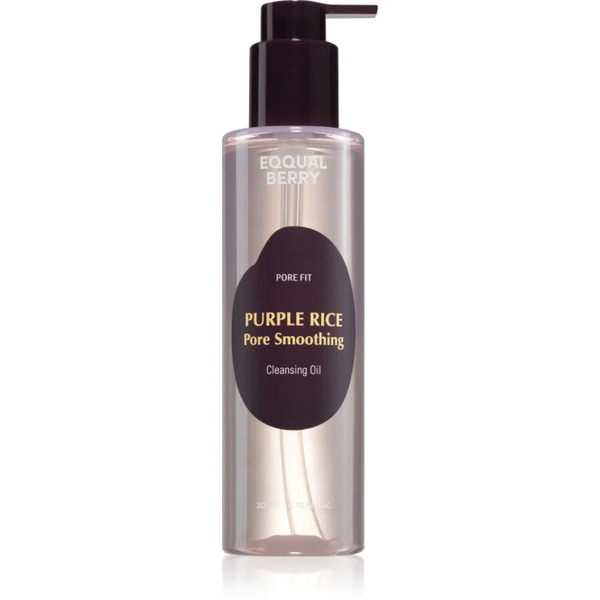  Eqqualberry Purple Rice Pore Smoothing Cleansing Oil Olejek Głęboko Oczyszczający Do Cery Tłustej I Problematycznej 200 Ml 