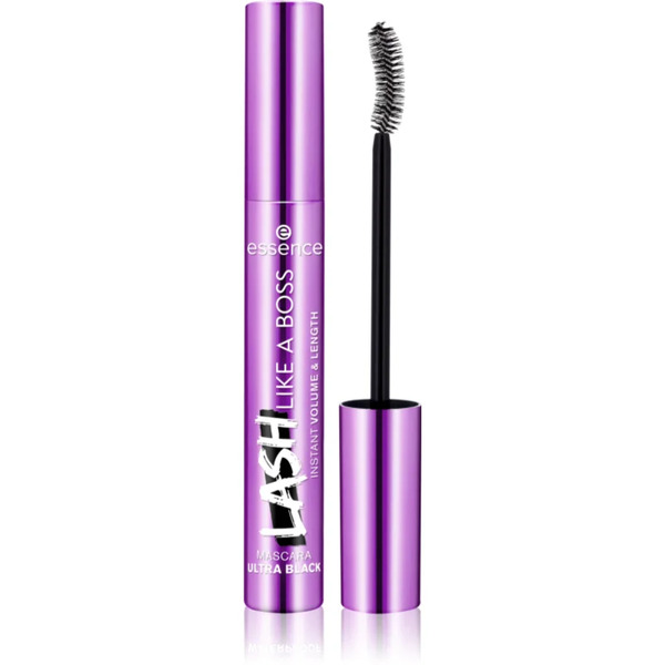  Essence Lash Like A Boss Tusz Do Rzęs Nadający Objętość, Wydłużający I Rozdzielający Rzęsy Odcień Ultra Black 9,5 Ml 