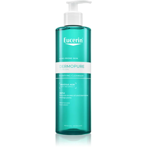  Eucerin Dermopure Clinical Purifying Cleanser żel Głęboko Oczyszczający Do Skóry Tłustej Ze Skłonnością Do Trądziku 400 Ml 