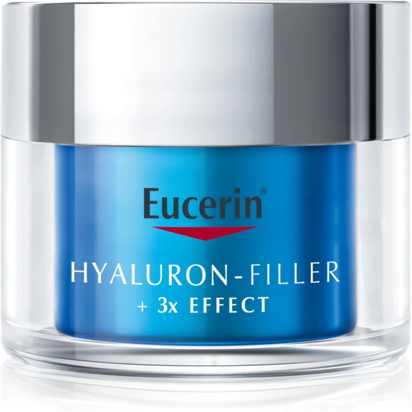  Eucerin Hyaluron-filler + 3x Effect Nawilżający Krem Na Noc 50 Ml 