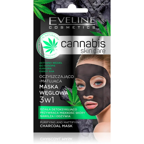  Eveline Cosmetics Cannabis Maska Oczyszczająca Z Glinki 7 Ml 