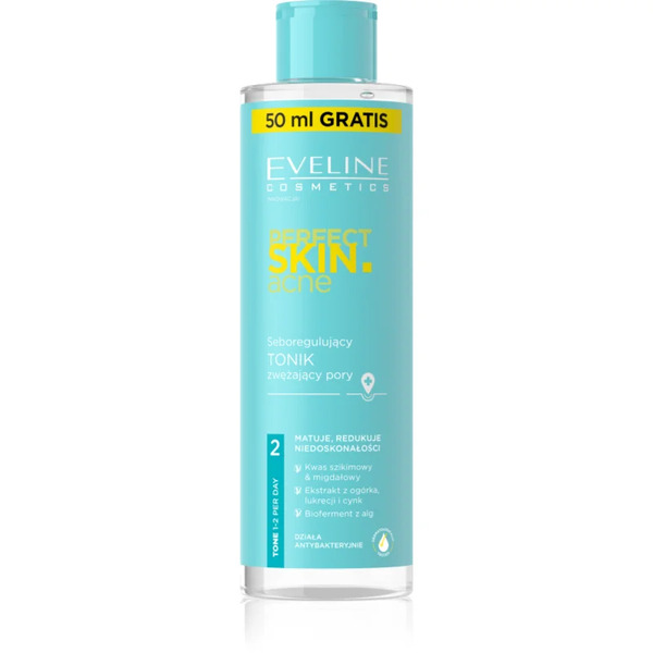  Eveline Cosmetics Perfect Skin .acne Tonik Oczyszczająco-łagodzący 200 Ml 