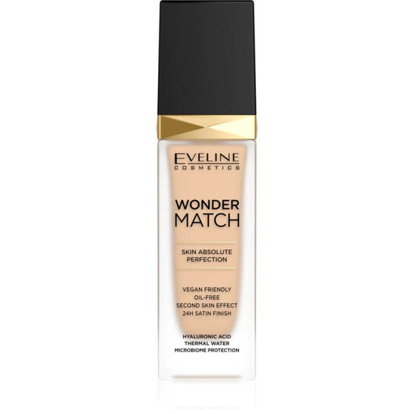  Eveline Cosmetics Wonder Match Długotrwały Podkład W Płynie Z Kwasem Hialuronowym Odcień 11 Almond 30 Ml 