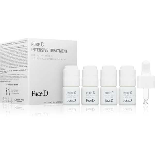 Face D Pure C Pielęgnacja Twarzy Przeciw Zmarszczkom 4x4 Ml 