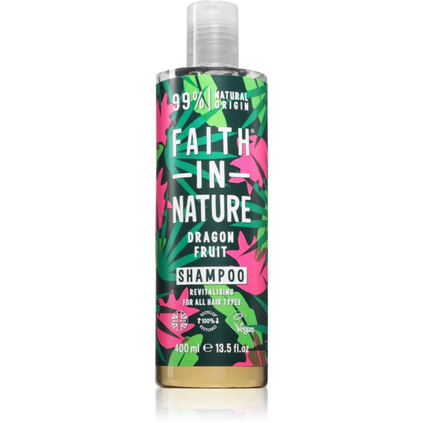  Faith In Nature Dragon Fruit Szampon Oczyszczający Do Włosów Normalnych I Przetłuszczających Się 400 Ml 