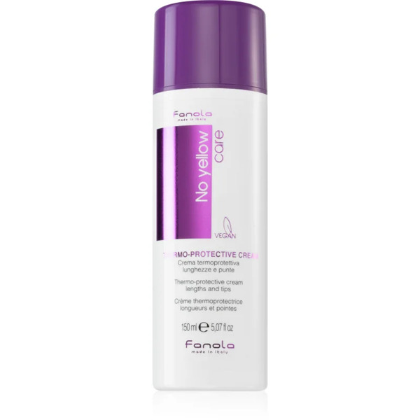  Fanola No Yellow Thermo-protective Cream Krem Odżywczy I Termoochronny Do Włosów Blond I Z Balejażem 150 Ml 