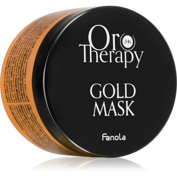  Fanola Oro Therapy Gold Mask Maseczka Nawilżająca Do Włosów Suchych, Trudno Poddających Się Stylizacji 300 Ml 