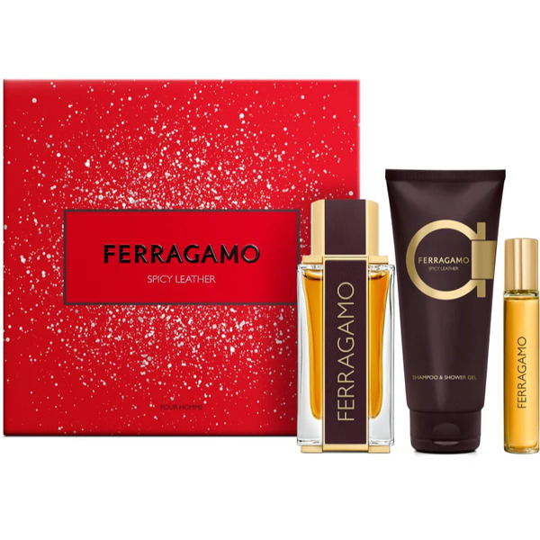  Ferragamo Spicy Leather Zestaw Upominkowy Dla Mężczyzn 