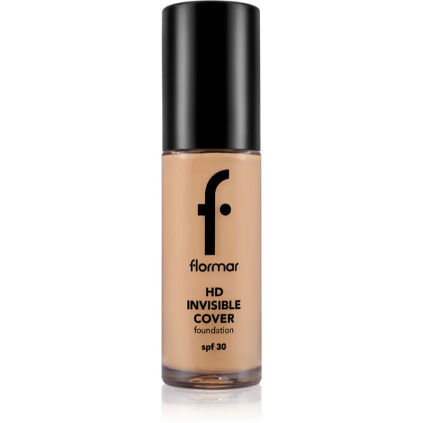  Flormar Hd Invisible Cover Foundation Lekki Podkład Z Rozświetlającym Efektem Spf 30 Odcień 090 Golden Natural 30 Ml 