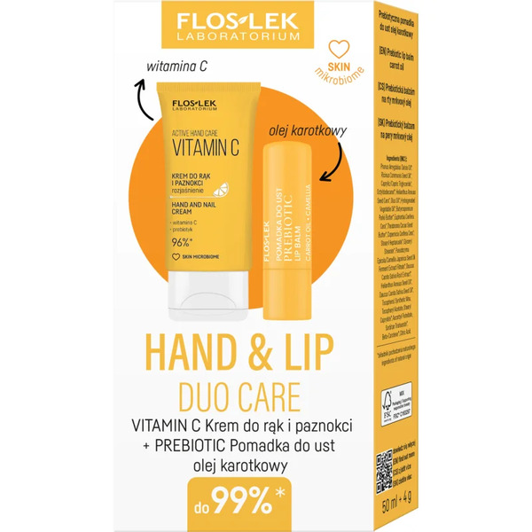  Floslek Laboratorium Hand & Lip Vitamin C Zestaw Upominkowy 