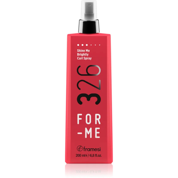  Framesi For-me Curl & Volume Spray Nabłyszczający Do Włosów Kręconych 200 Ml 