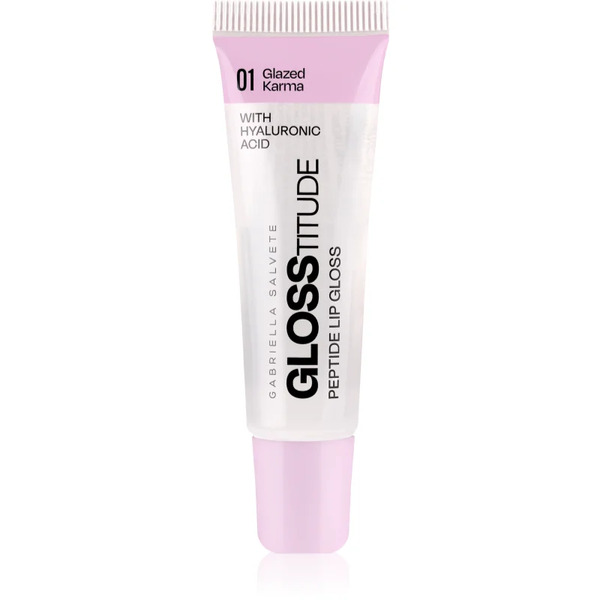  Gabriella Salvete Glosstitude Peptide Lip Gloss Nawilżający Błyszczyk Do Ust Odcień 01 Glazed Karma 10 Ml 