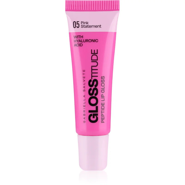  Gabriella Salvete Glosstitude Peptide Lip Gloss Nawilżający Błyszczyk Do Ust Odcień 05 Pink Statement 10 Ml 