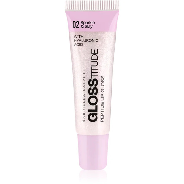  Gabriella Salvete Glosstitude Peptide Lip Gloss Nawilżający Błyszczyk Do Ust Odcień 02 Sparkle & Slay 10 Ml 