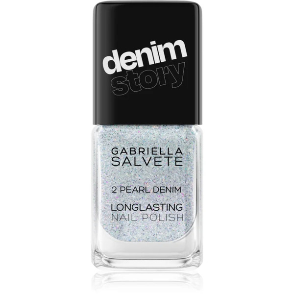  Gabriella Salvete Longlasting Enamel Denim Story Długotrwały Lakier Do Paznokci Odcień 02 Pearl Denim 11 Ml 
