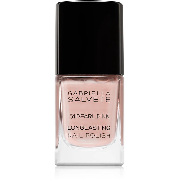  Gabriella Salvete Longlasting Enamel Długotrwały Lakier Do Paznokci Z Perłowym Blaskiem Odcień 51 Pearl Pink 11 Ml 