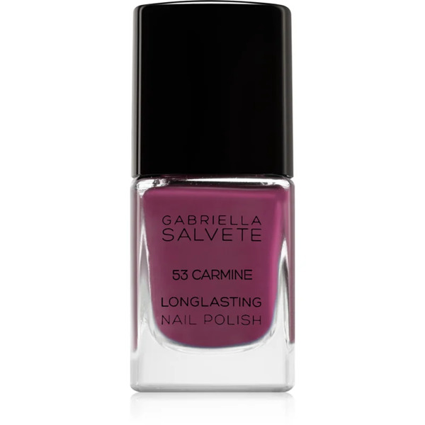  Gabriella Salvete Longlasting Enamel Długotrwały Lakier Do Paznokci Z Wysokim Połyskiem Odcień 53 Carmine 11 Ml 