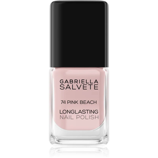  Gabriella Salvete Longlasting Enamel Długotrwały Lakier Do Paznokci Z Wysokim Połyskiem Odcień 74 Pink Beach 11 Ml 
