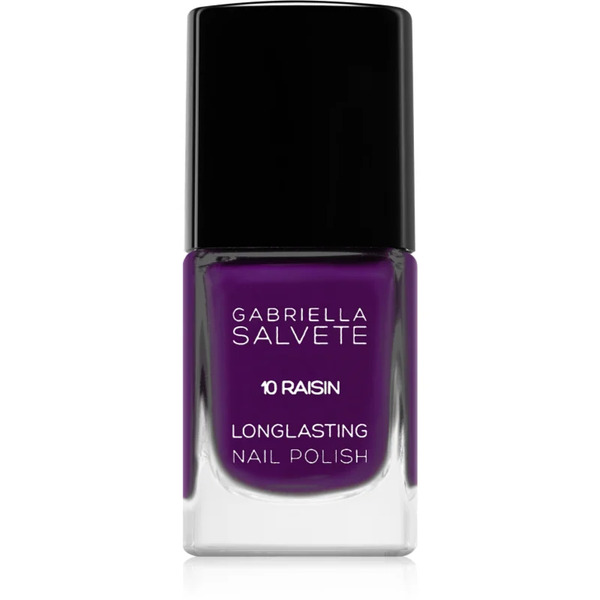  Gabriella Salvete Longlasting Enamel Długotrwały Lakier Do Paznokci Z Wysokim Połyskiem Odcień 10 Raisin 11 Ml 