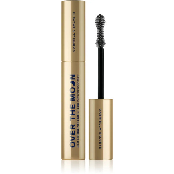  Gabriella Salvete Over The Moon 24h Volume & Curl Długotrwały Tusz Pogrubiający Rzęsy Z Proszkiem Diamentowym Odcień Black 9.5 Ml 