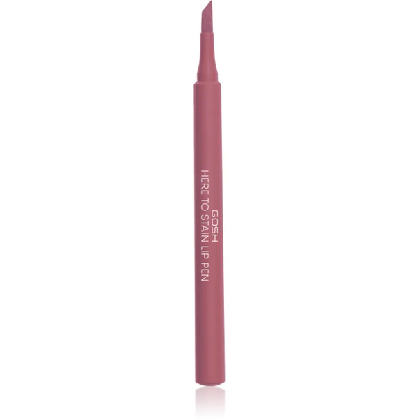  Gosh Copenhagen Here To Stain Lip Pen Flamaster Do Ust Dla Długotrwałego Efektu Odcień 010 Berry Stain 1 Ml 
