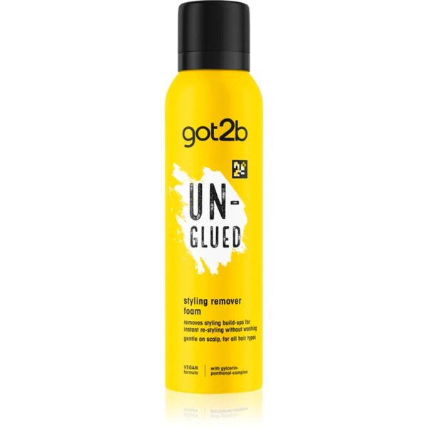  Got2b Un-glued Styling Remover Foam Pianka Oczyszczająca Do Włosów 150 Ml 