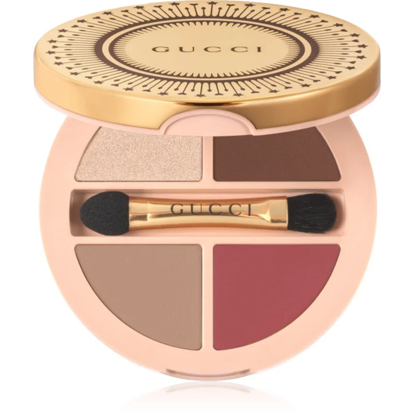  Gucci Gucci Beauty Palette De Beauté Quatuor Wielofunkcyjny Kosmetyk Do Makijażu Oczu, Ust I Twarzy Odcień 01 Summerina Brown 6.1 G 