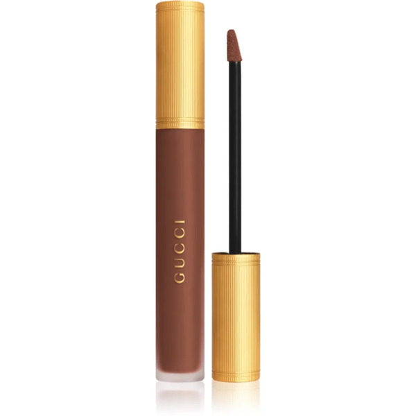  Gucci Gucci Beauty Rouge à Lèvres Matte Lipstick Pomadka Matowa W Płynie Odcień 124 Emily Brown 6.5 Ml 