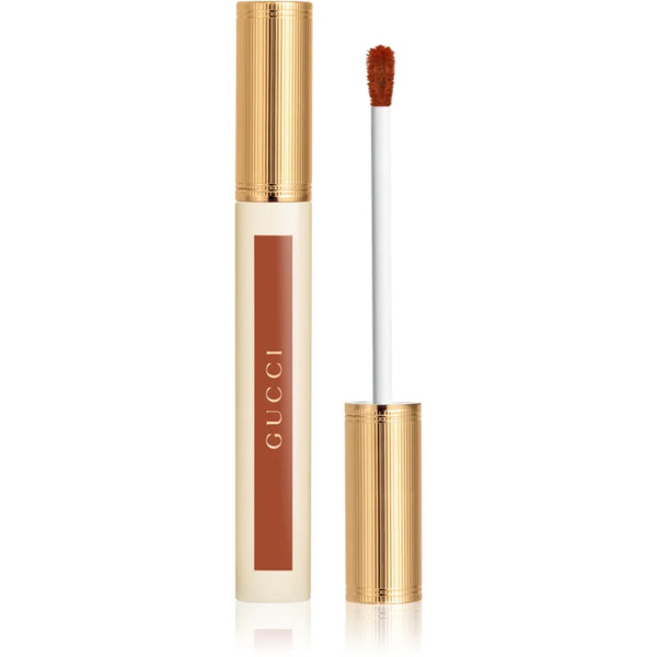  Gucci Glow Oil-in-water Tint Liquid Lipstick Nawilżająca Szminka W Płynie Z Połyskiem Odcień 308 Lucy Dark Orange 6.5 Ml 