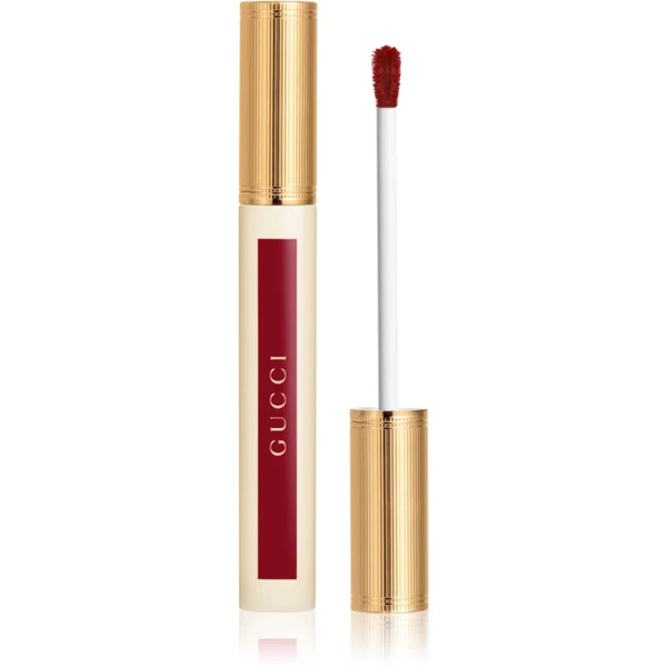  Gucci Glow Oil-in-water Tint Liquid Lipstick Nawilżająca Szminka W Płynie Z Połyskiem Odcień 129 Paula Maple 6.5 Ml 