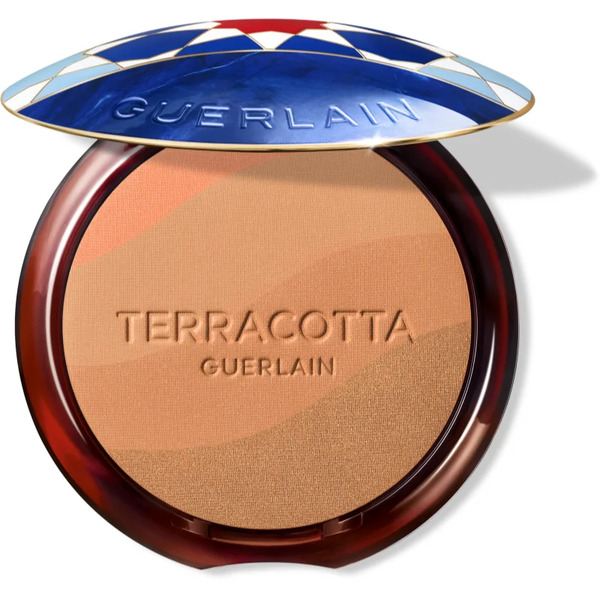 Guerlain Terracotta Golden Dunes Rozświetlający Puder Brązujący Limitowana Edycja Odcień Light Blue Dakhla 10 G 
