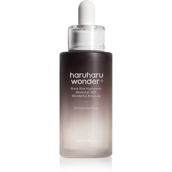  Haruharu Wonder Black Rice Hyaluronic Botanical 2gf Wonderful Ampoule Przeciwzmarszczkowe Serum Nawilżające O Działaniu Uspokajającym 30 Ml 