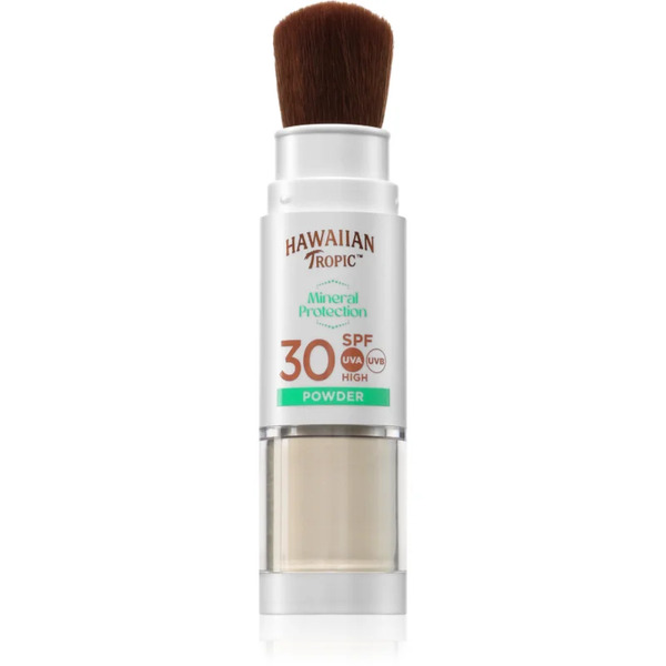  Hawaiian Tropic Mineral Protection Powder Brush Wodoodporny Puder Ochronny Do Opalania Spf 30 4.25 G 