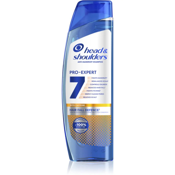  Head & Shoulders Pro-expert 7 Hair Fall Defense Szampon Przeciwłupieżowy I Przeciw Wypadaniu Włosów Z Kofeiną 250 Ml 