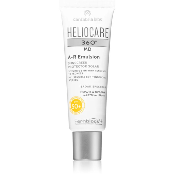  Heliocare 360° Md A-r Emulsion Emulsja Ochronna Do Skóry Wrażliwej Ze Skłonnością Do Zaczerwienień Spf 50+ 50 Ml 