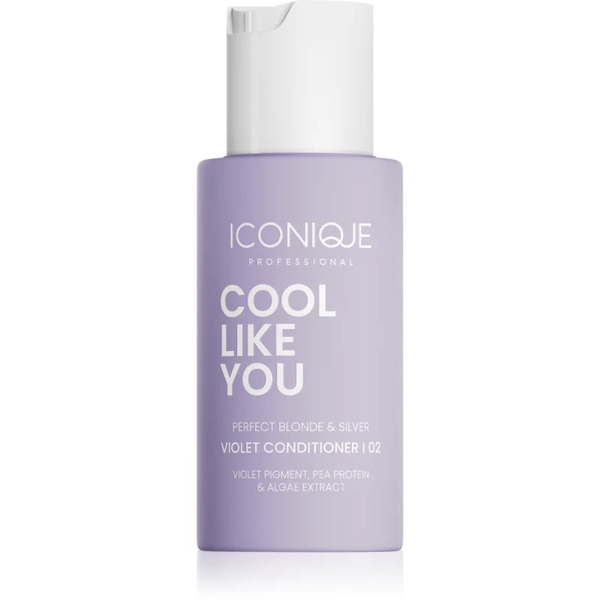  Iconique Professional Cool Like You Perfect Blonde & Silver Violet Odżywka Neutralizująca żółtawe Odcienie 70 Ml 