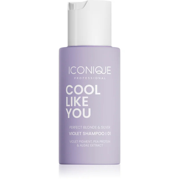  Iconique Professional Cool Like You Perfect Blonde & Silver Violet Szampon Neutralizujący żółte Odcienie 70 Ml 