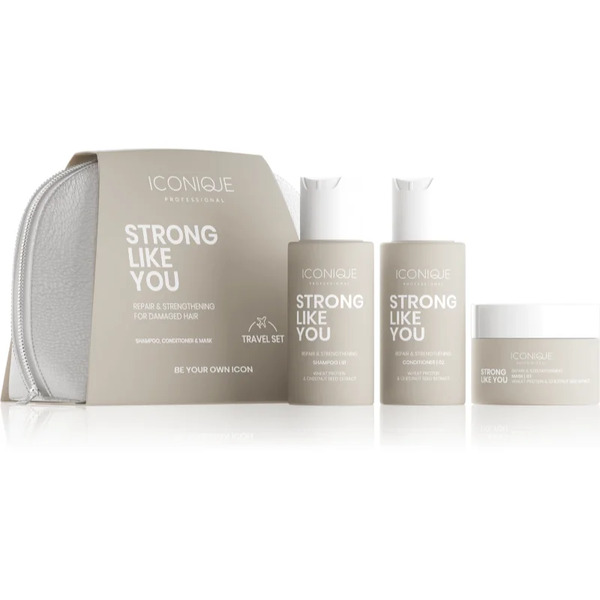  Iconique Professional Strong Like You Repair & Strengthening Set Zestaw Podróżny Do Włosów Zniszczonych 