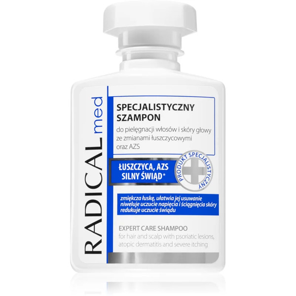  Ideepharm Radical Med Expert Care Specjalistyczny Szampon Do Pielęgnacji Włosów I Skóry Głowy Ze Zmianami łuszczycowymi Oraz Azs 300 Ml 