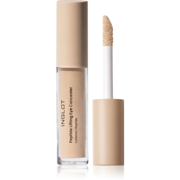  Inglot Peptide Lifting Eye Concealer Korektor W Płynie Odcień 202 Light Cream 4.6 Ml 