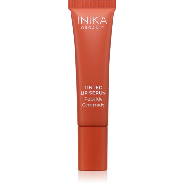  Inika Organic Tinted Lip Serum Peptide + Ceramide Serum Do Ujednolicania Kolorytu Skóry Do Ust Odcień Rosewood 10 Ml 