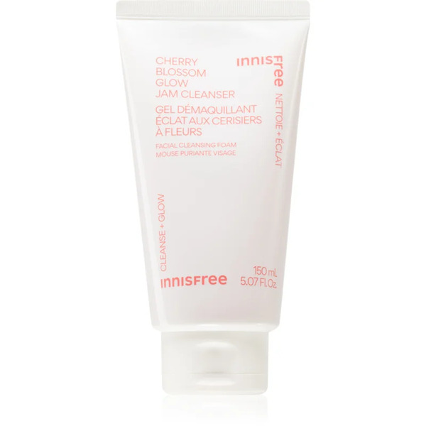  Innisfree Cherry Blossom Glow Jam Cleanser Nawilżający żel Oczyszczający Z Efektem Rozświetlającym 150 Ml 