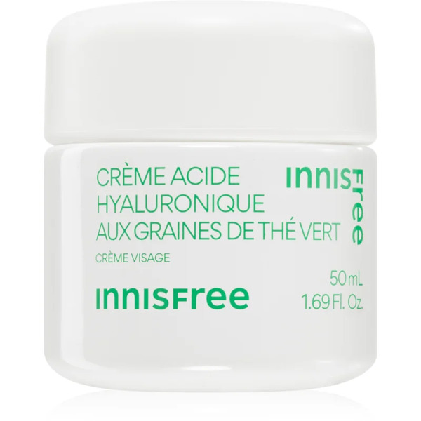  Innisfree Green Tea Seed Hyaluronic Cream Nawilżający Krem Do Twarzy O Działaniu Uspokajającym 50 Ml 