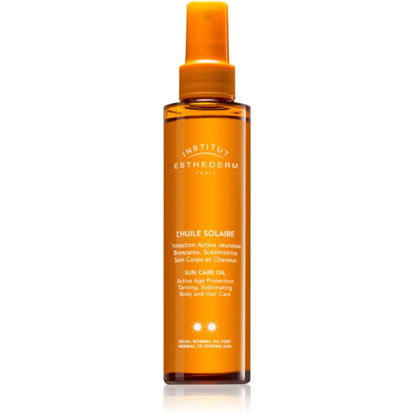  Institut Esthederm Adaptasun Sun Care Oil Olejek Do Opalania Ciała I Włosów Ze średnią Ochroną Uv 150 Ml 