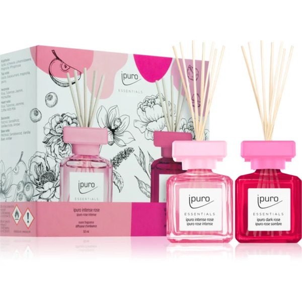  Ipuro Essentials Intense & Dark Rose Zestaw Upominkowy 2x50 Ml 