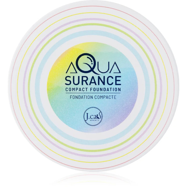  J.cat Beauty Aquasurance Kompaktowy Podkład Pudrowy Zapewniający Krycie Od średniego Do Mocnego Odcień 106 Honey 9 G 